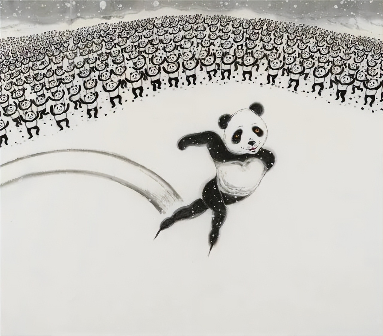 国画的神韵，西画的写实