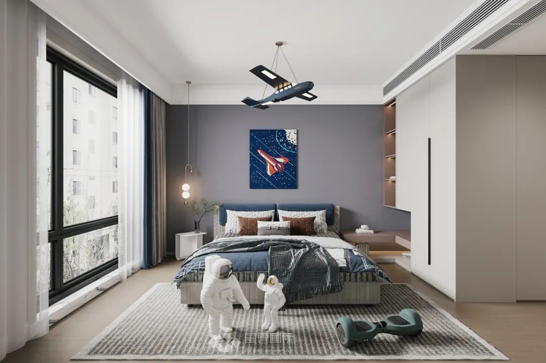 130m现代风打造年轻人梦想中的家,180m现代轻奢一进门就惊艳