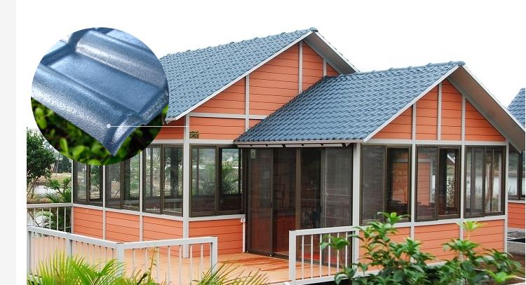 仿古瓦树脂瓦防火吗,树脂瓦可以防燃烧吗