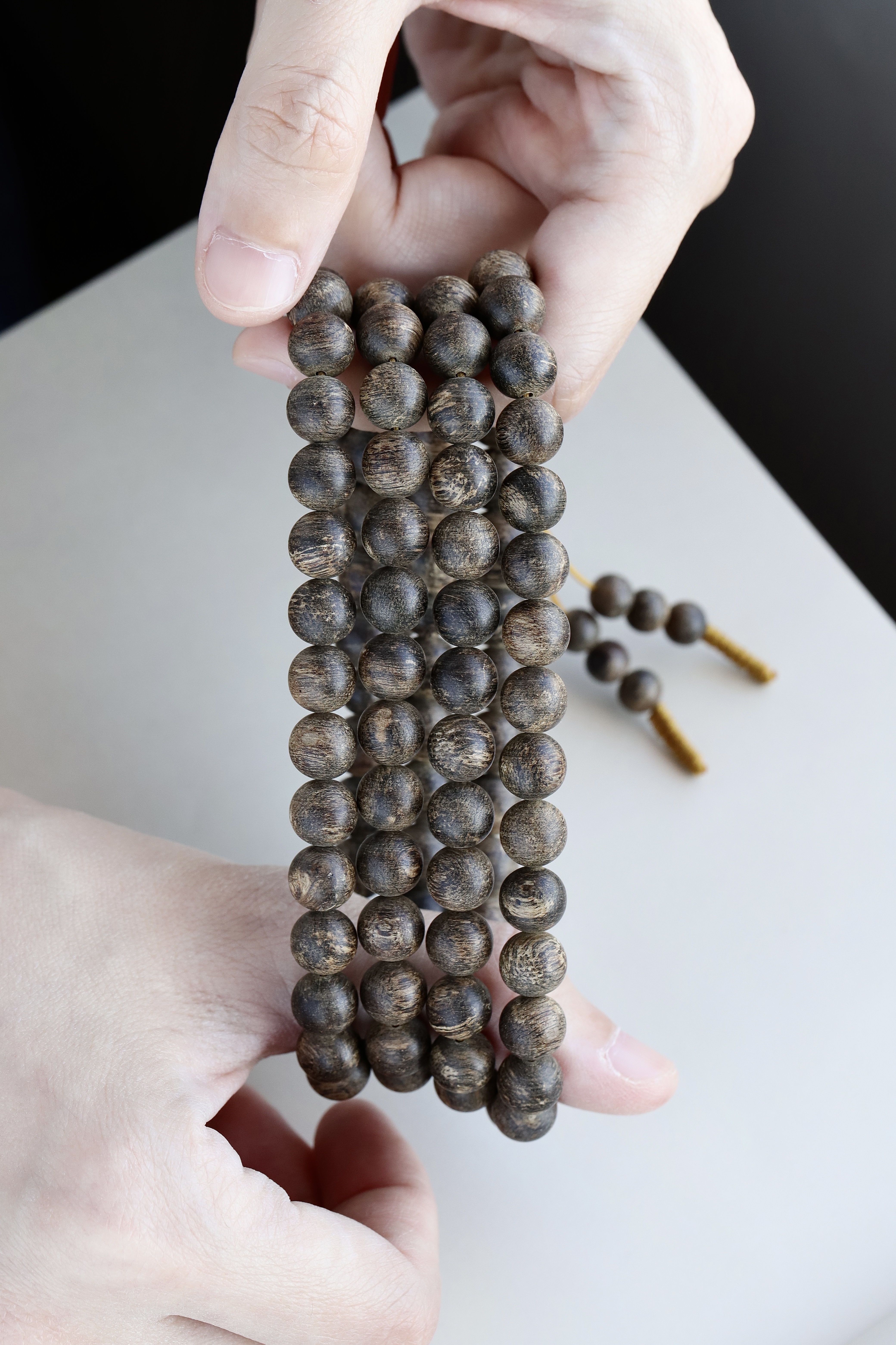 达拉干沉香沉水老料项链,达拉干虎斑纹沉香真能沉水吗