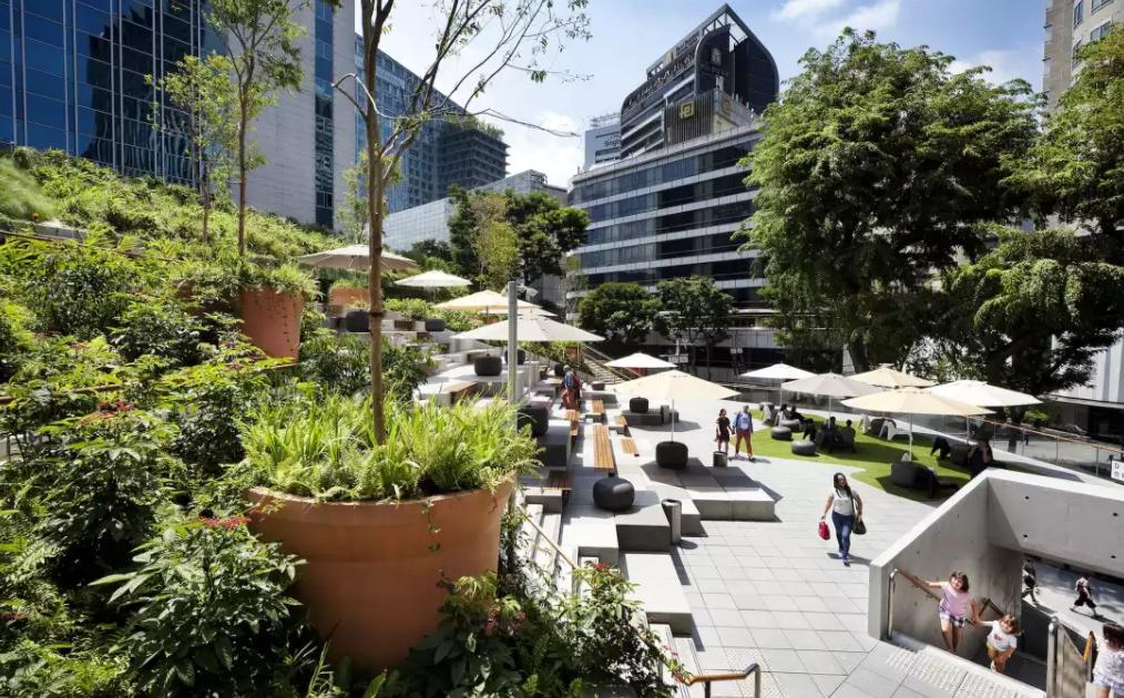 公园商业中心设计,公园创意商业街区空间设计