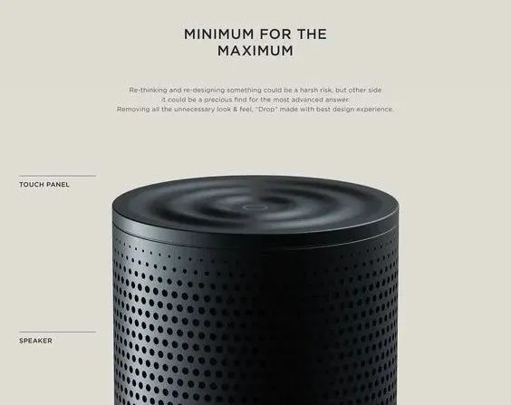 水滴形成波浪,水滴呈现效果