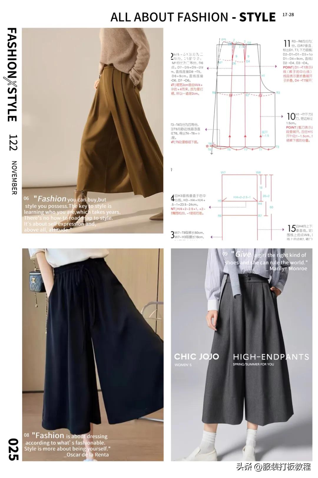 23款女装半身裙子制版教程附纸样图才智服装
