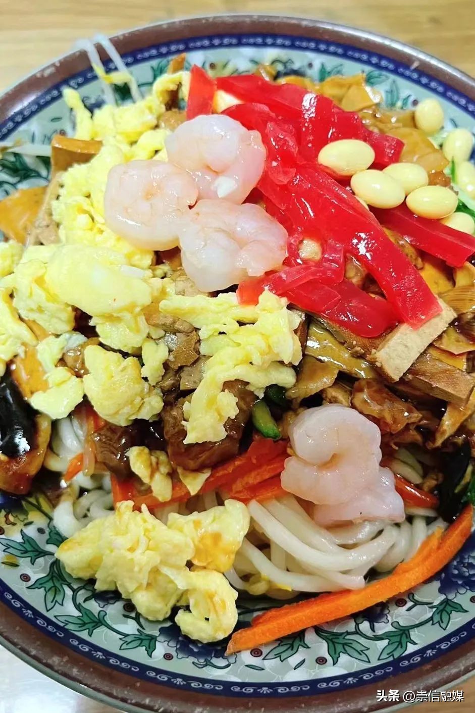 天津人最爱的捞面,天津早餐捞面