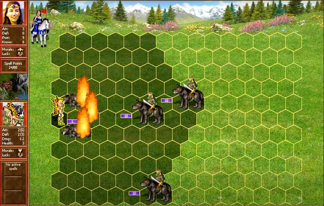 英雄无敌3露娜处理射手,英雄无敌3露娜火系魔法伤害