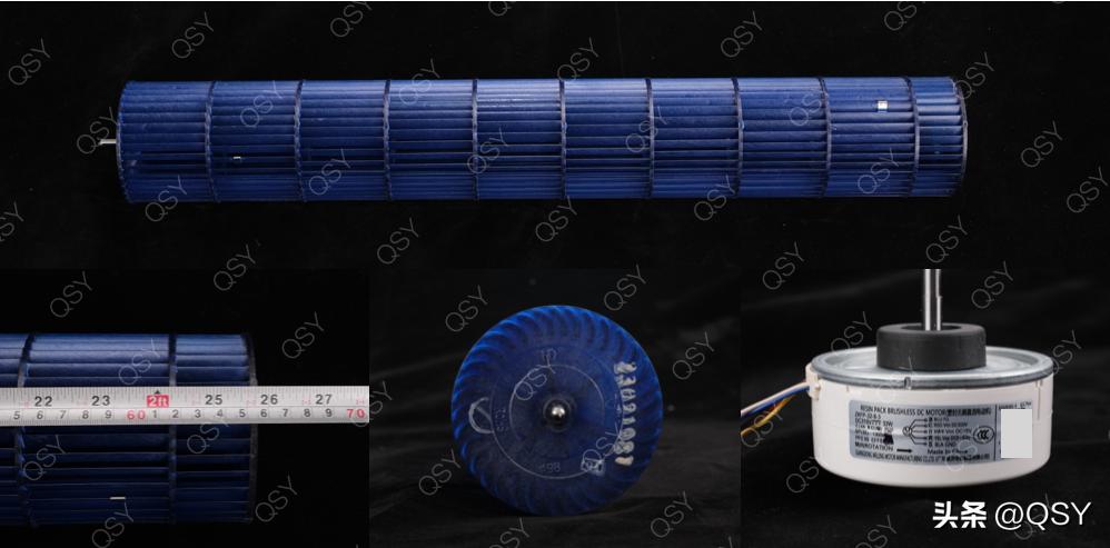 美的空调风酷拆解图,美的柜机kfr51lw风轮拆卸视频