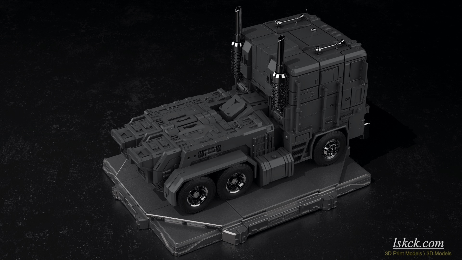 变形金刚3D打印模型,变形金刚擎天柱天火合体模型