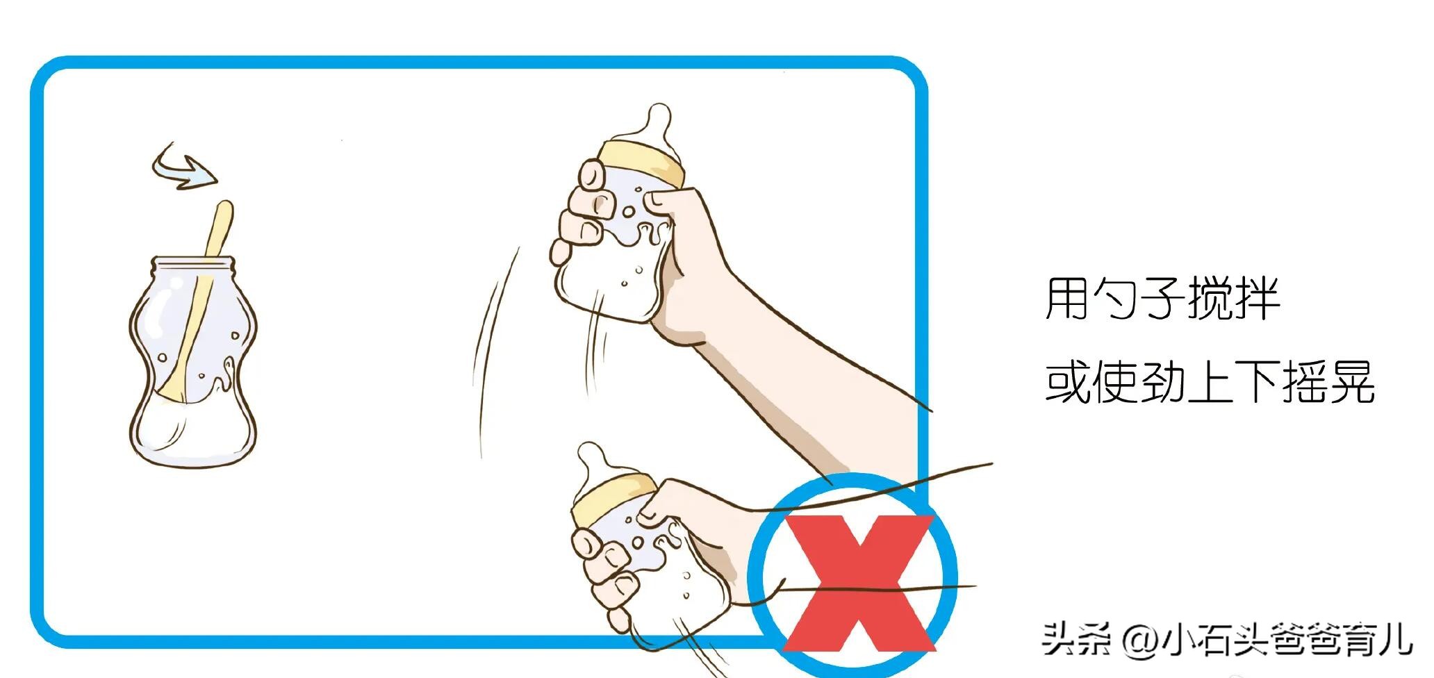 错误的泡奶方法,泡奶粉的错误