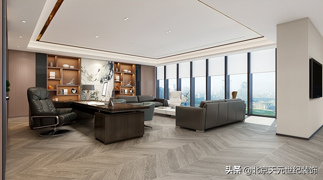 秦淮专业办公空间装饰设计案例,五华区写字楼装修设计案例