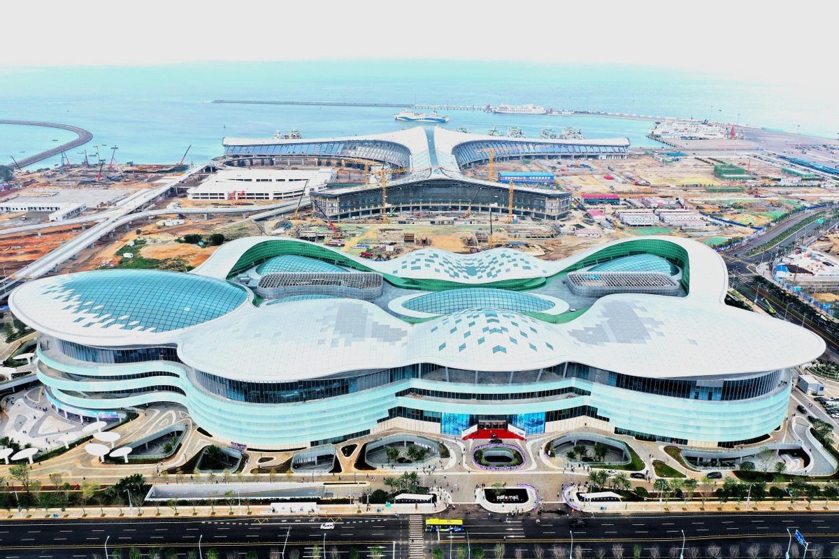 海口钢结构项目,海口国际免税城钢结构