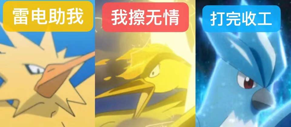 口袋妖怪人类变成宝可梦,三圣鸟vs3圣兽