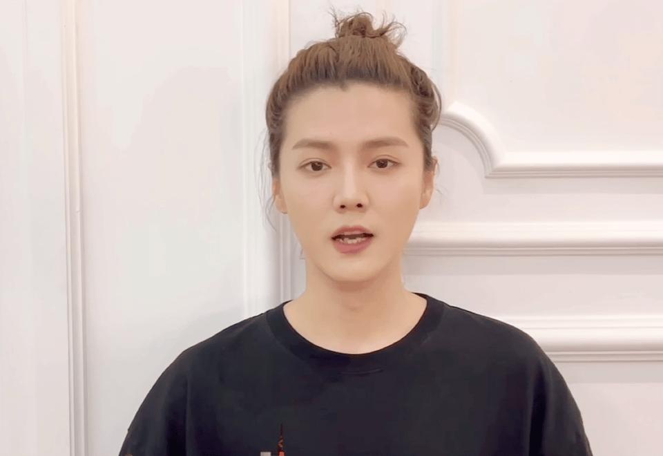 鹿晗丸子头发型图,鹿晗丸子头发型