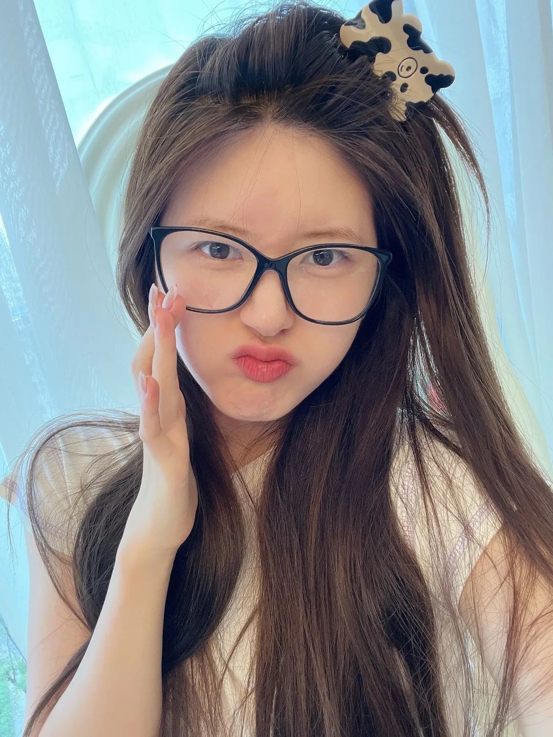 波浪卷发简单编发,人鱼微卷编发造型