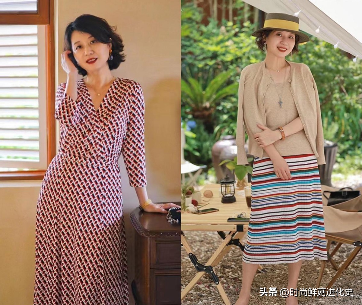 夏季出镜率超高的迷笛裙,迷笛裙粉色