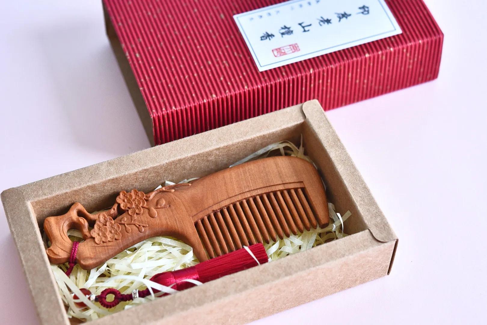 印度老山檀香美人梳,印度老山檀香按摩梳