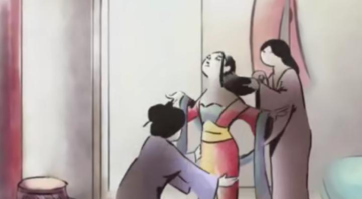 水墨风动漫女生图片,水墨风动漫女图文