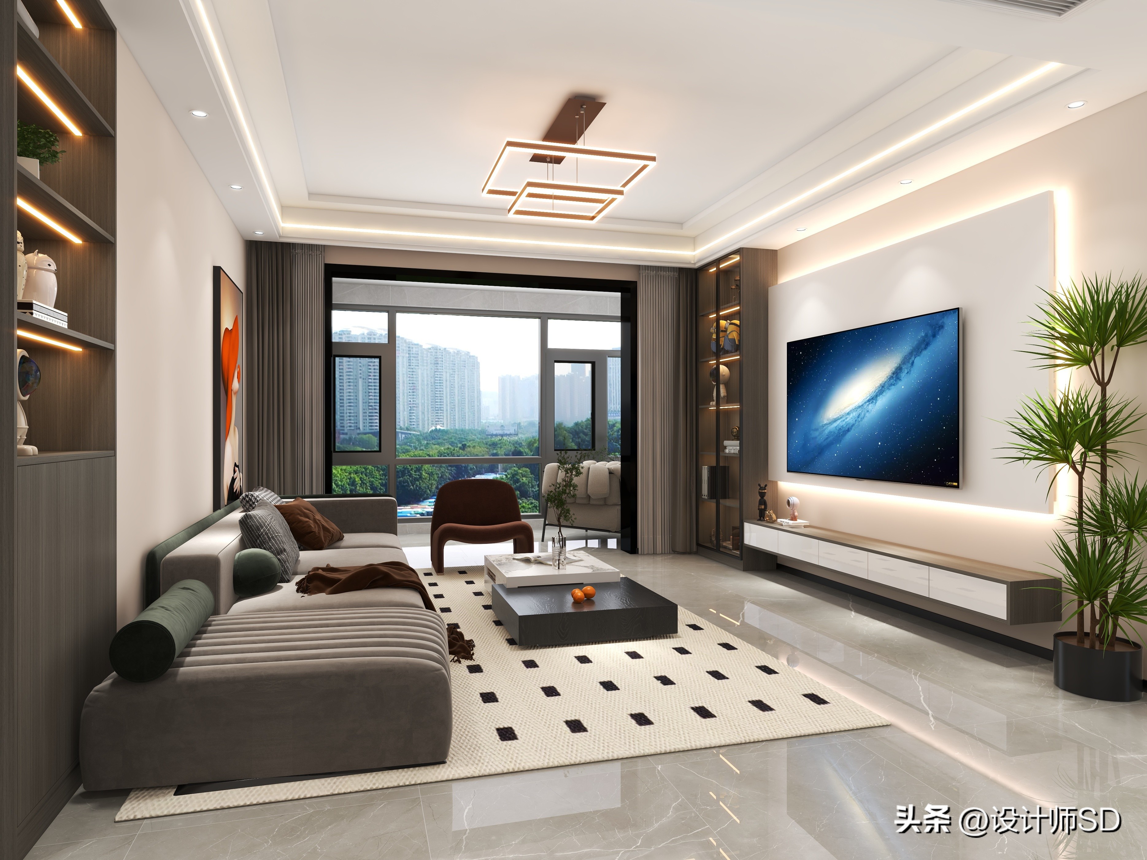 一进门客餐厅全屋一览无遗,一进屋就好看的餐厅