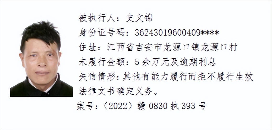 欠了几千元都不还，和他们打交道请小心！吉安这64人被曝光！