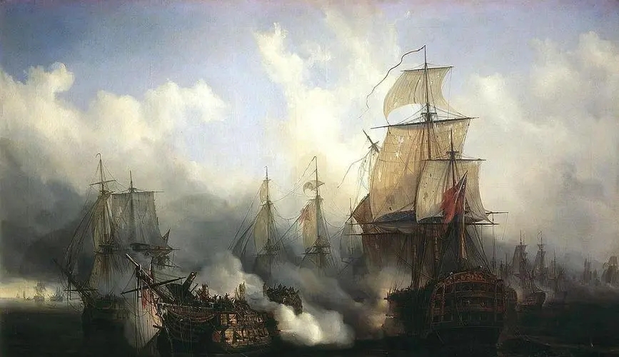 特拉法尔加海战后放弃进攻哪国,特拉法尔加角海战全过程