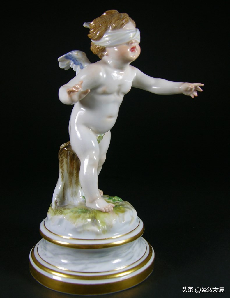 欧洲瓷器之祖-梅森Meissen制瓷厂-爱神丘比特“爱”主题瓷塑（2）