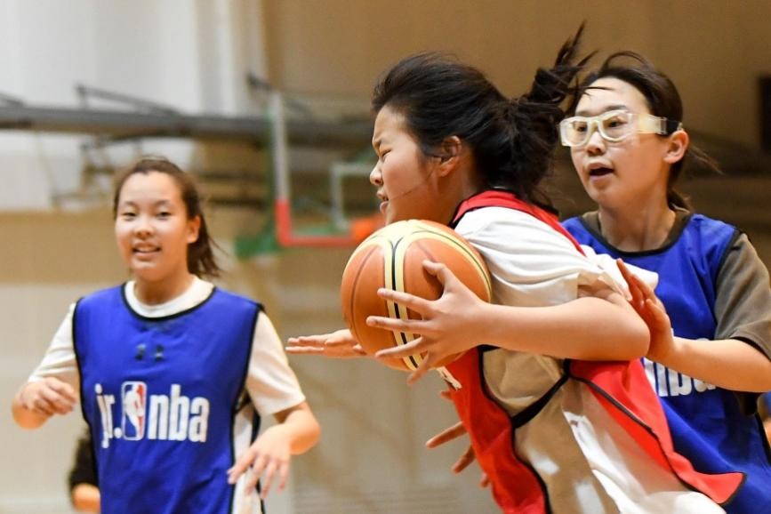 天津东丽区有支女子“灌篮高手”