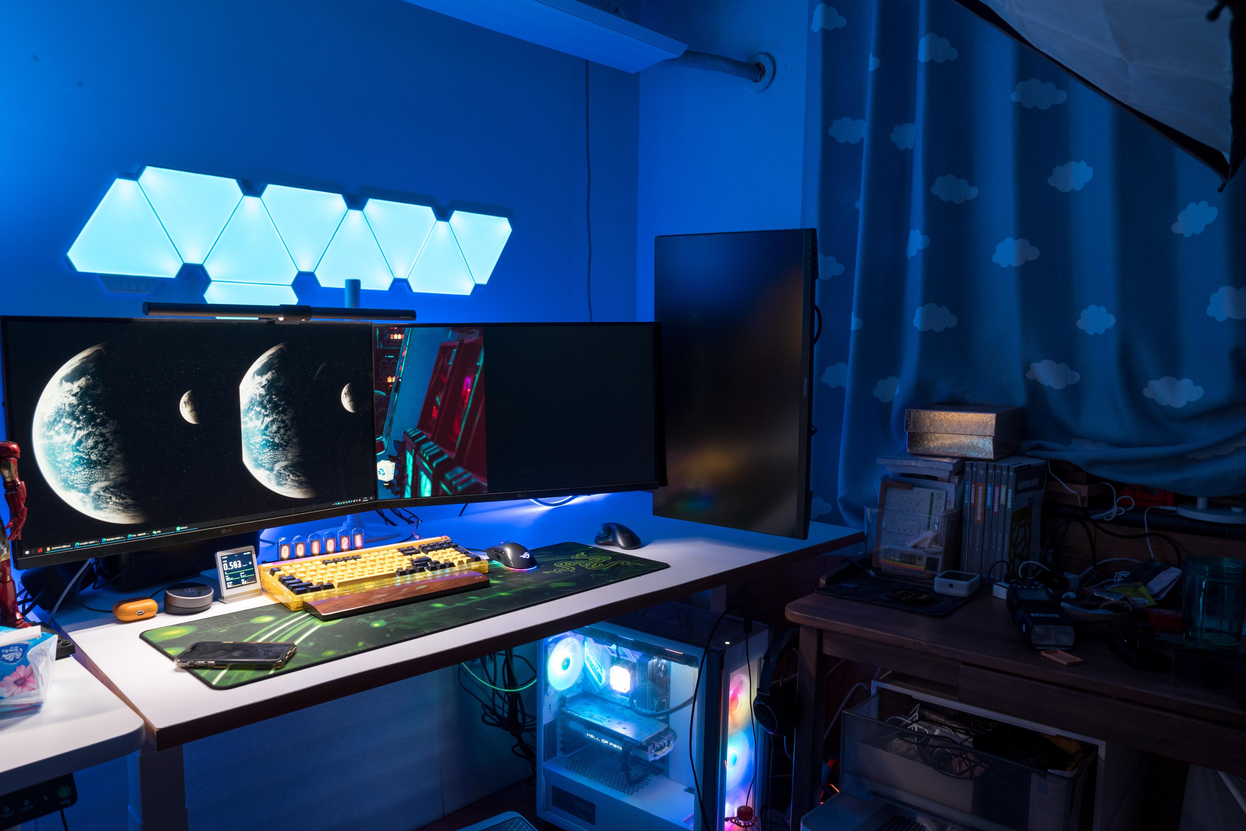 电脑桌搭配改造从零开始,自己改造多功能电脑桌