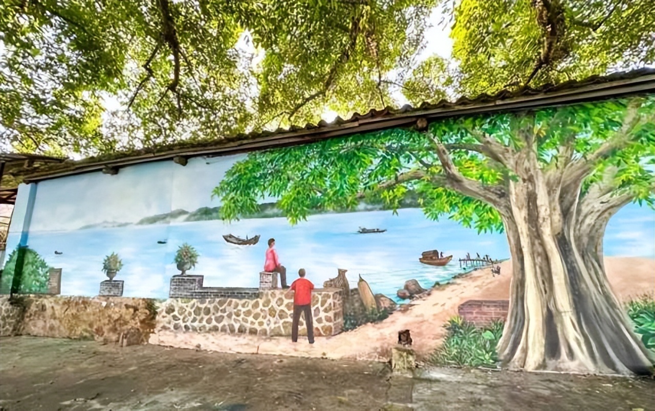 百年古村复原图,百年古街原貌重现