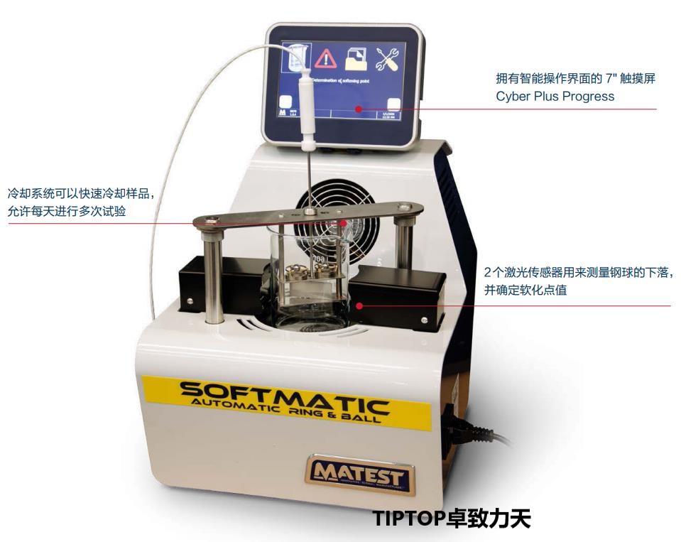 沥青软化点的标准和用途,沥青的软化点测试