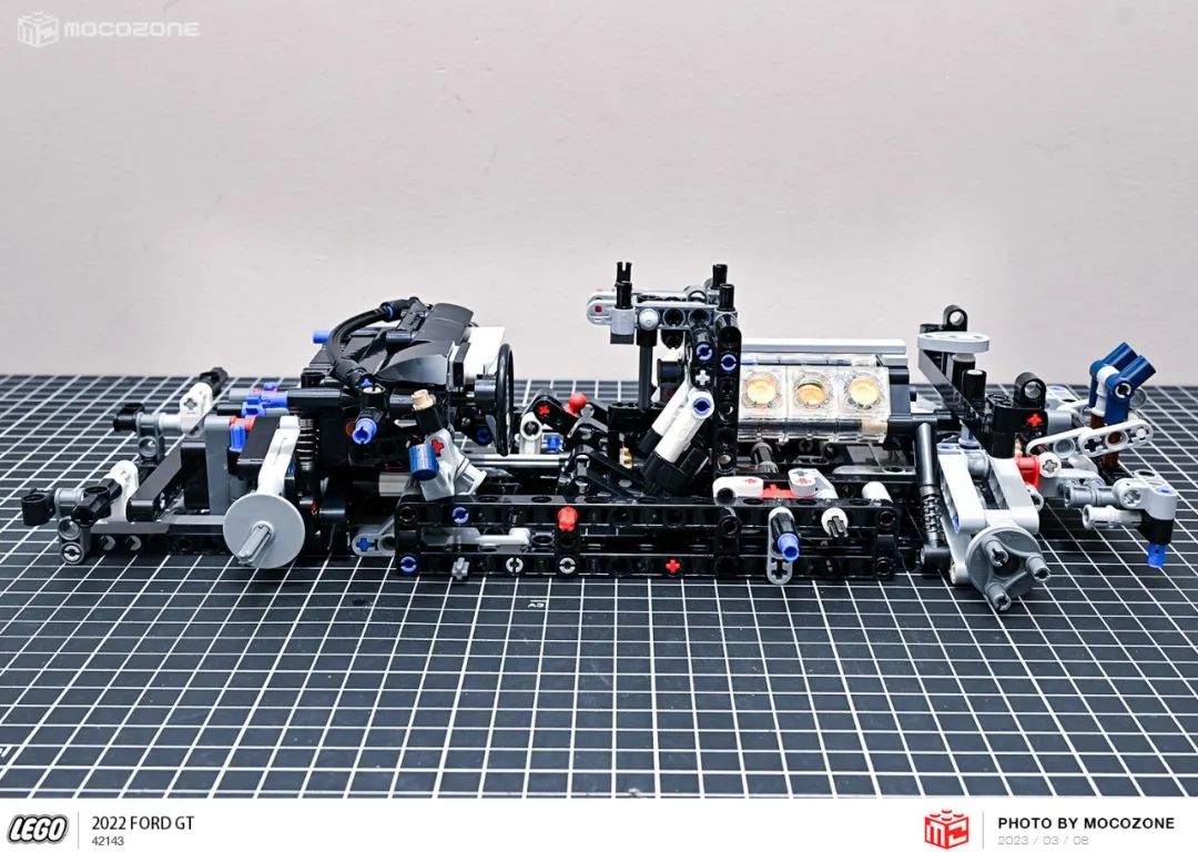 乐高积木福特gt跑车,福特gt2022