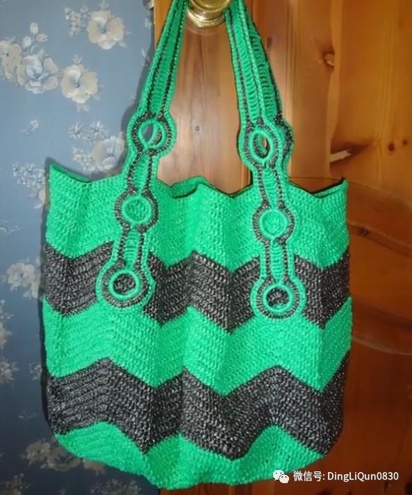针织包包手工图纸,针织包作品