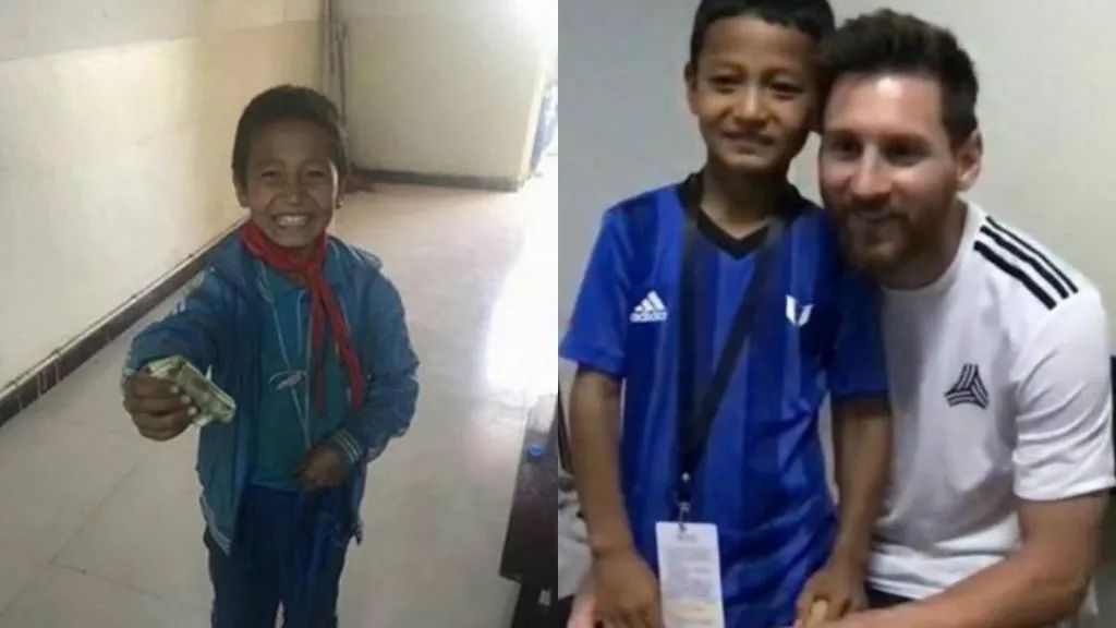 梅西和15岁的少年,梅西9岁喜欢的女孩