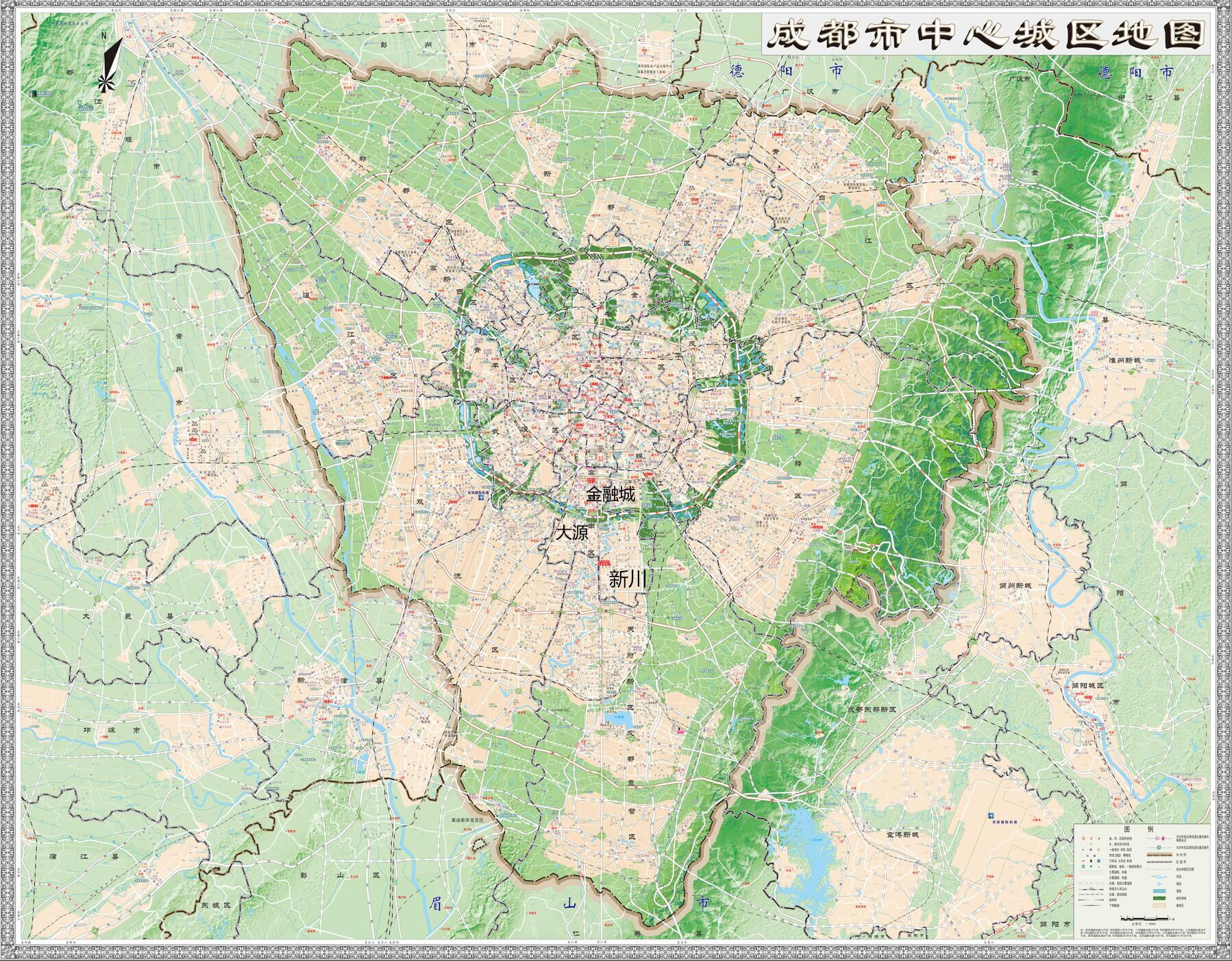 成都高新金融城核心,新川板块和大源板块哪个更好