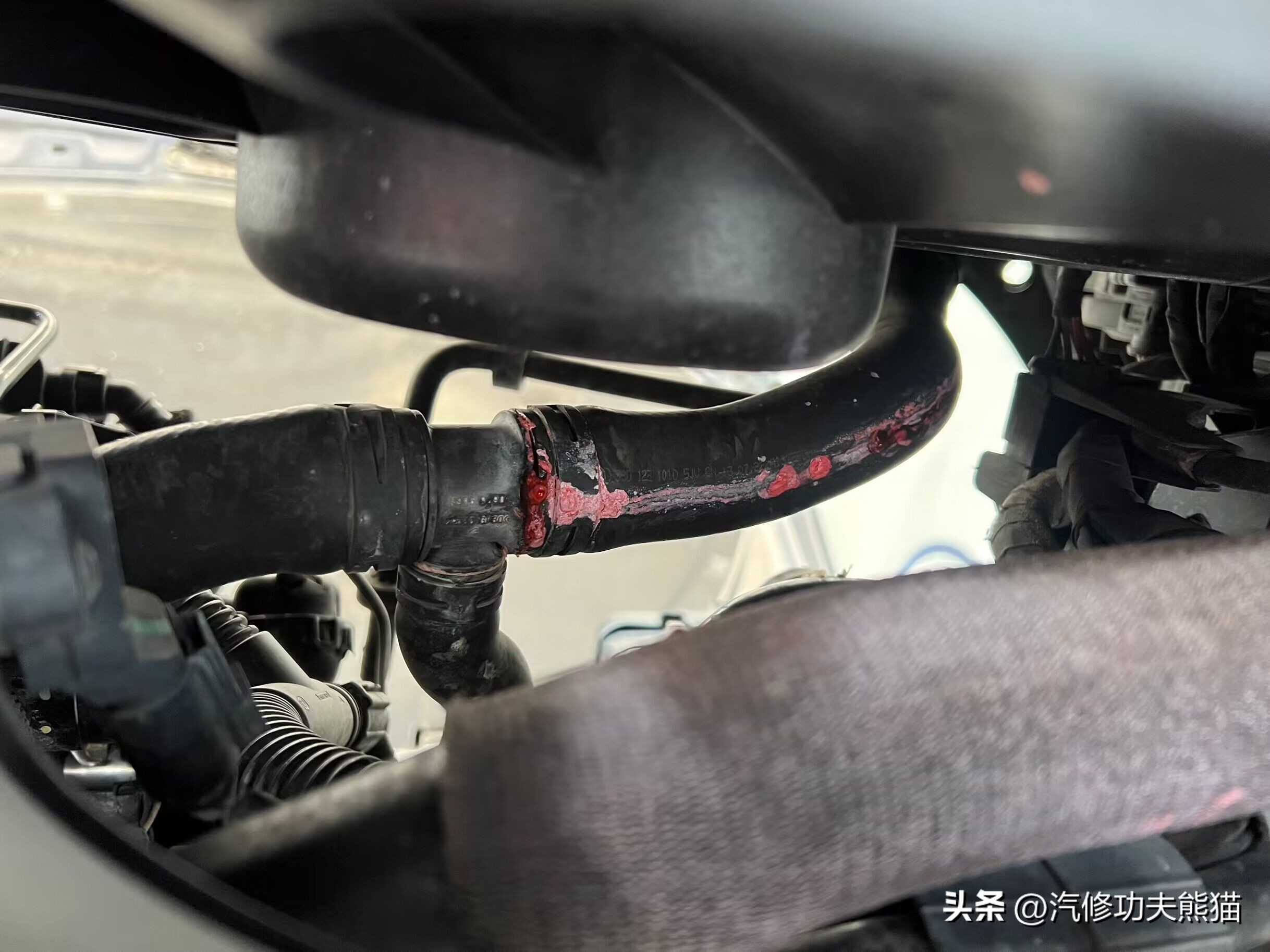 大众迈腾发动机漏油漏水吗,迈腾b72.0t发动机侧面漏油