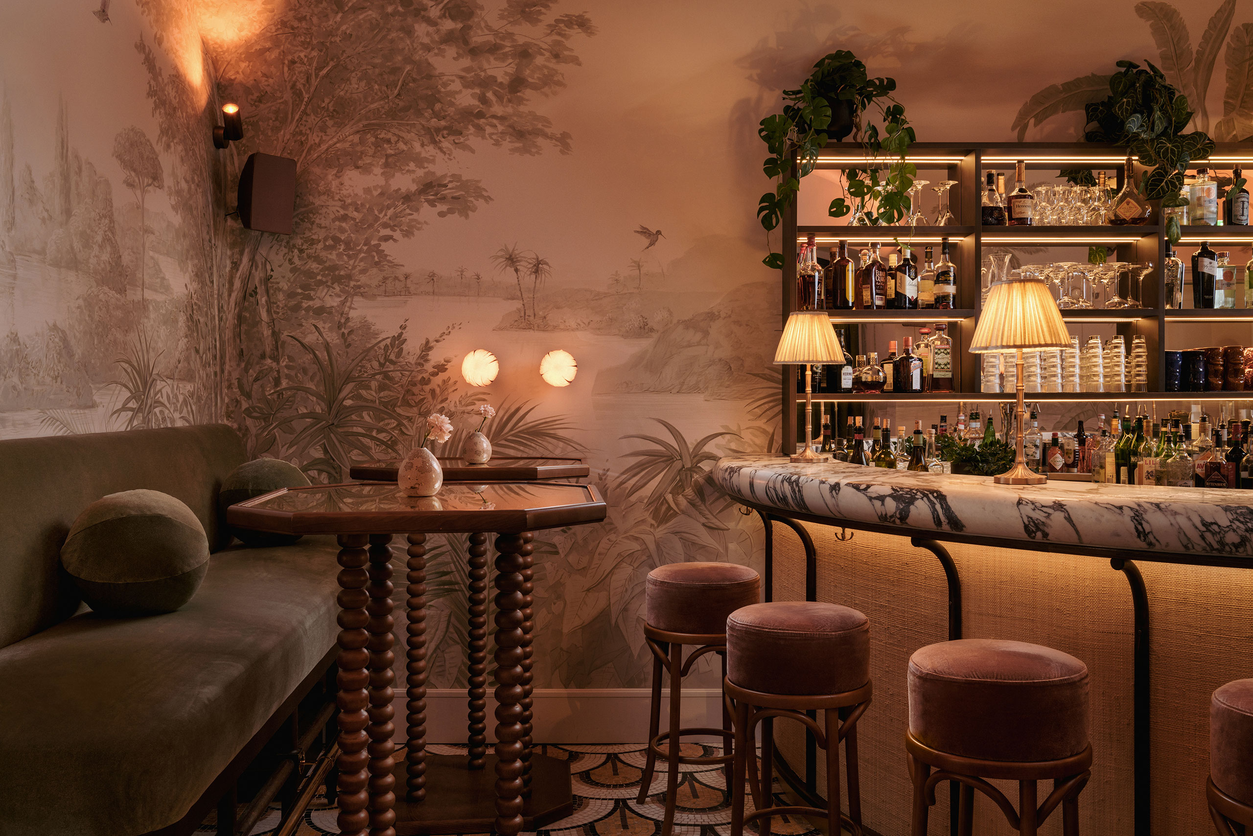 AmHof8设计赏析：充满异国情调的维也纳俱乐部