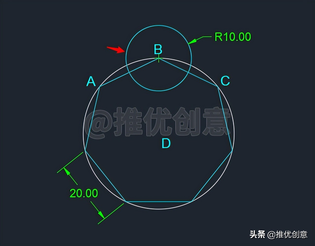 cad绘图标注初学入门教程,巧画图形