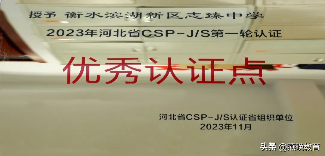 一等奖全省第一！优胜学校！优秀认证点……衡水滨湖志臻载誉而归