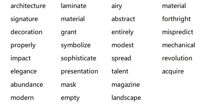 「昨日复习」考研英语二真题单词背诵