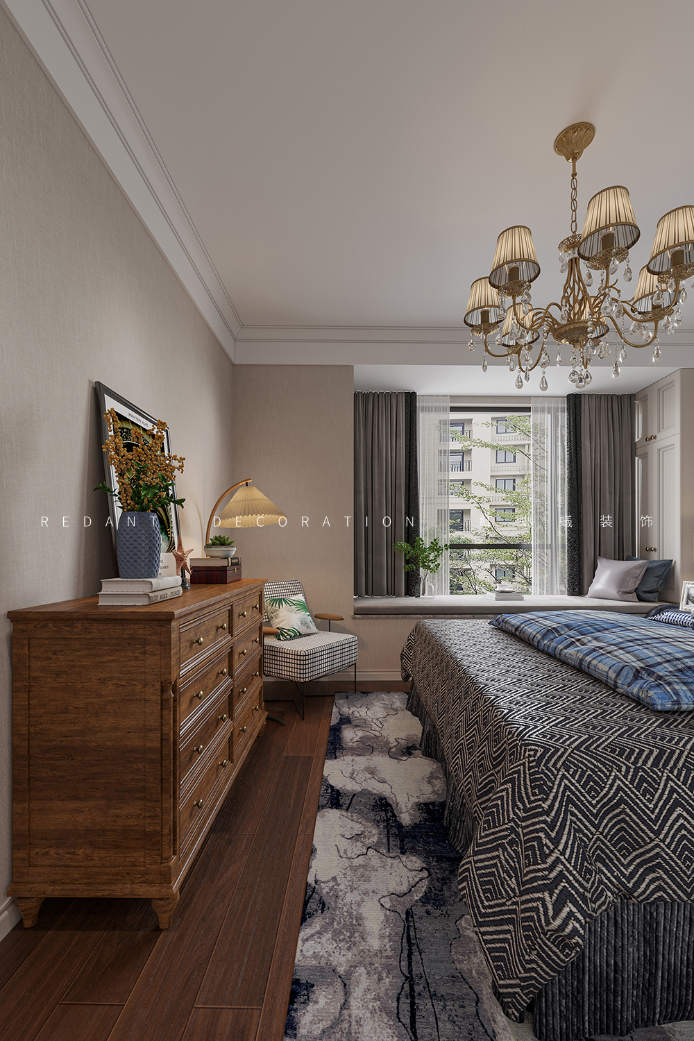 吴宫丽都改造,建城丽都82平装修效果图