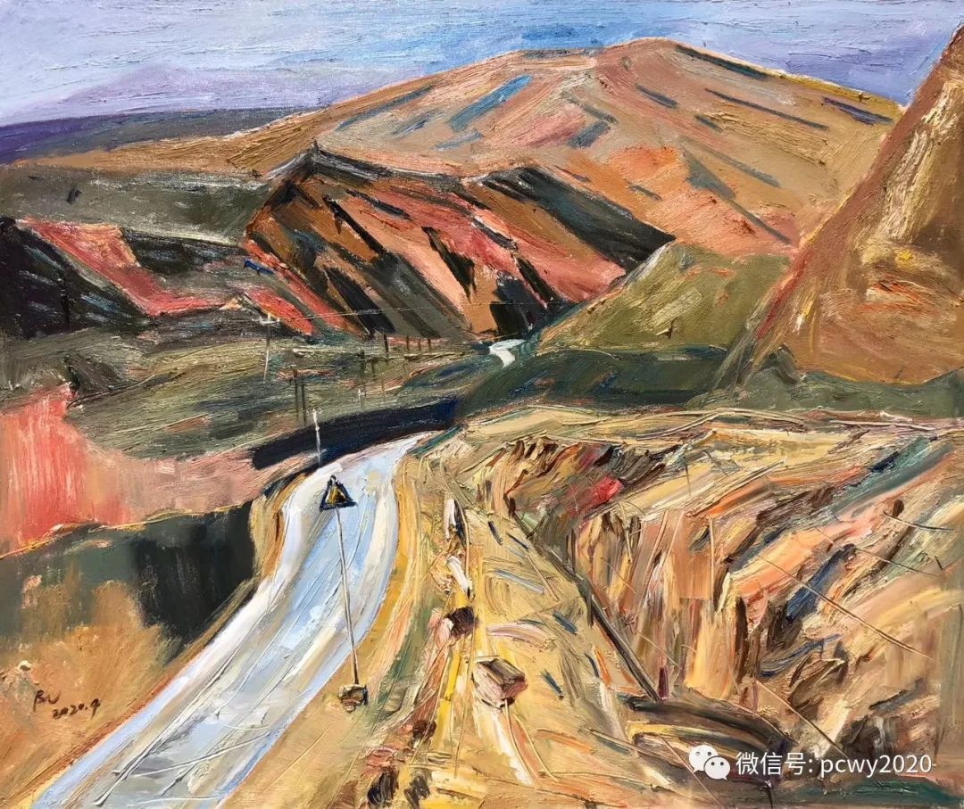 平川野麻滩岩画,东北专门画野草的画家