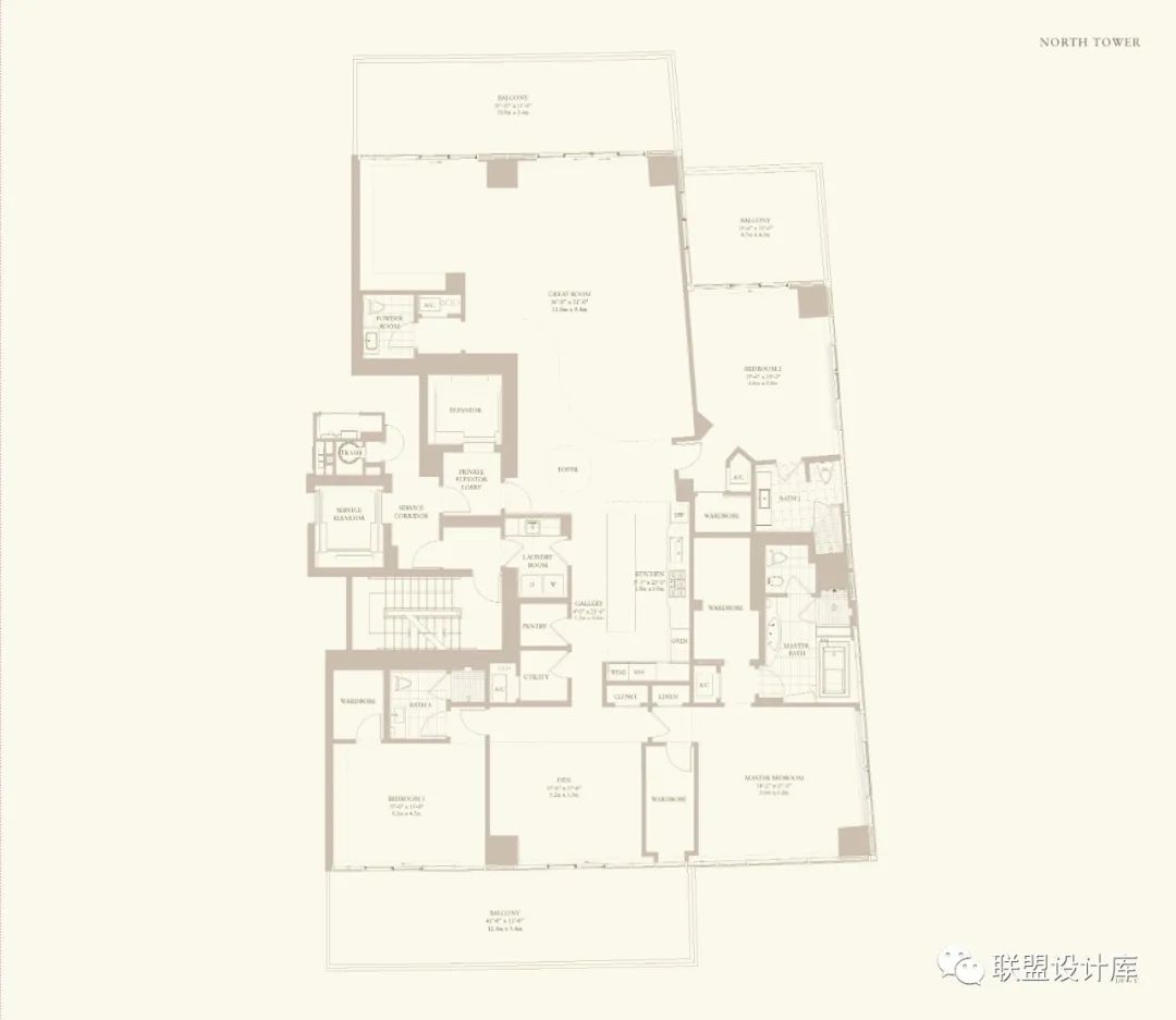 国外设计平面方案,顶级大师平面布局