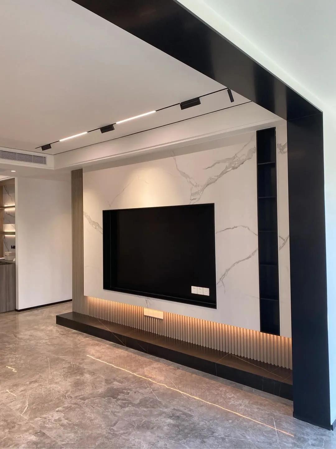 洗衣机柜电视背景墙,最新款电视柜电视背景图