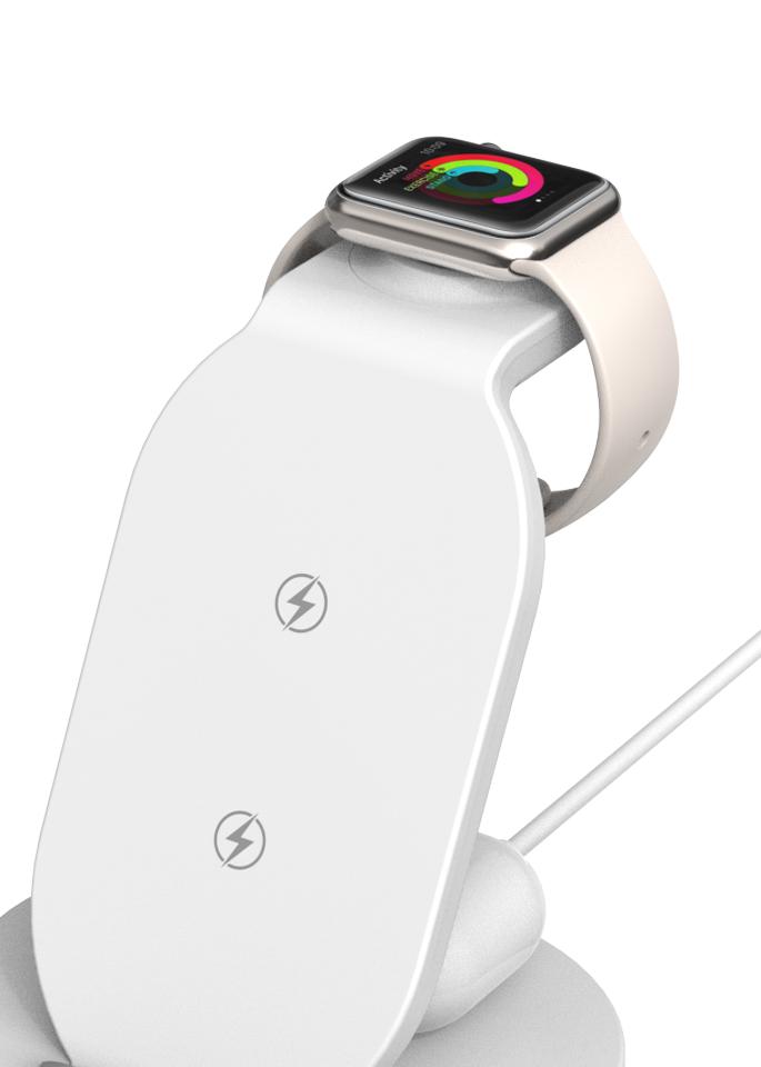 三合一无线充,桌面无线充多合一