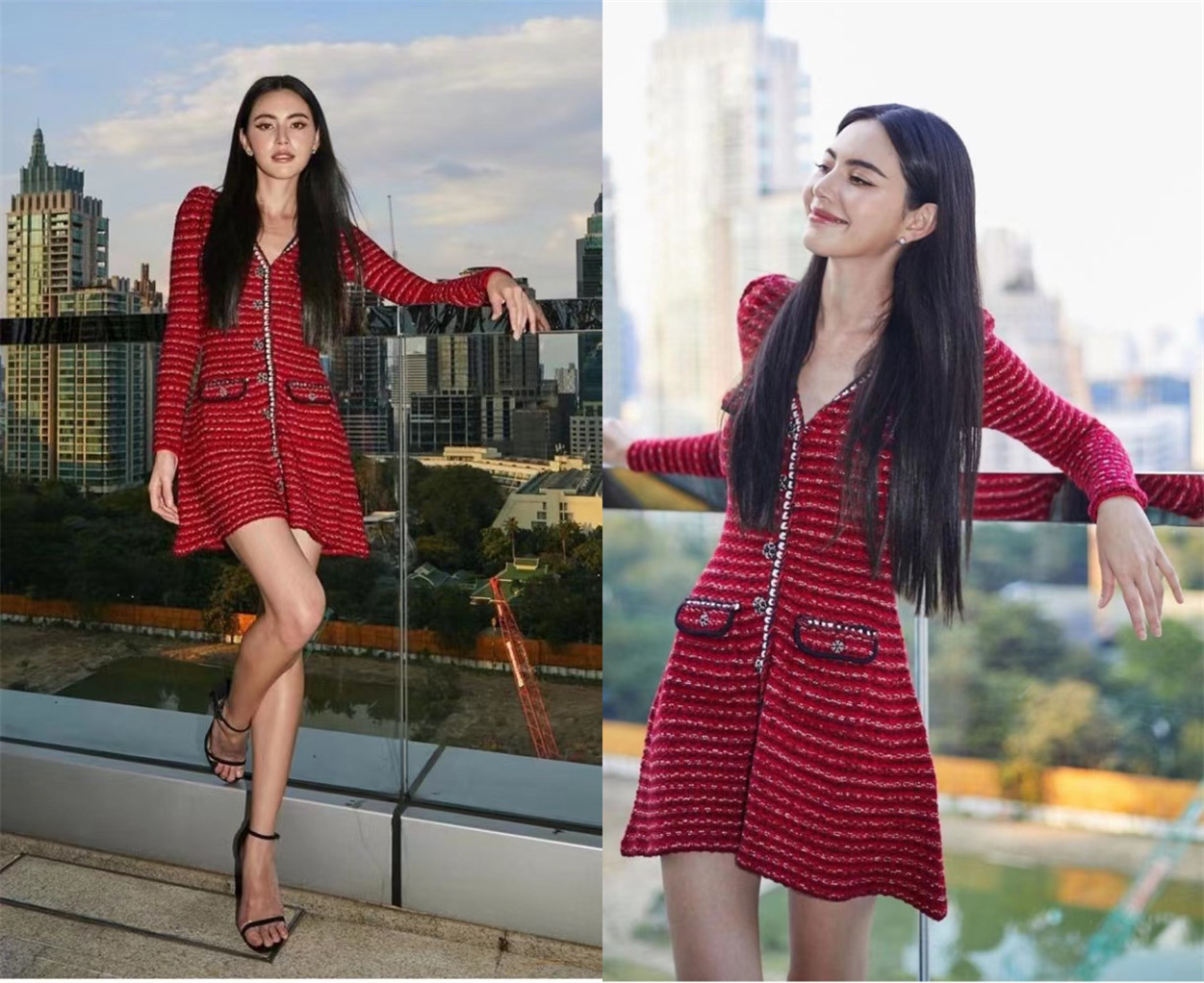 赵丽颖唐嫣穿搭风格,赵丽颖杨幂同款白色毛衣