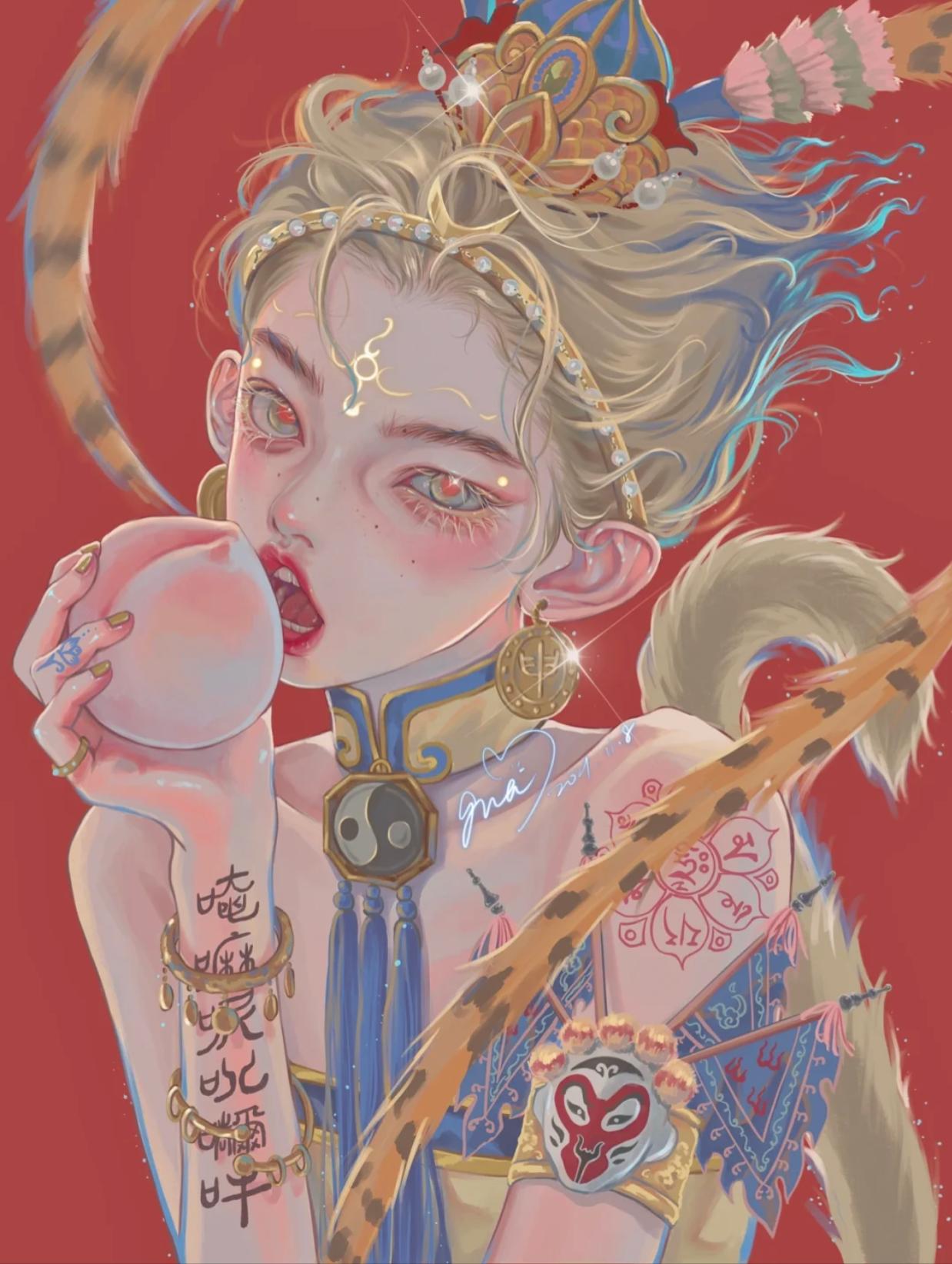 盘点十二生肖拟人,十二生肖拟人化古风兔子