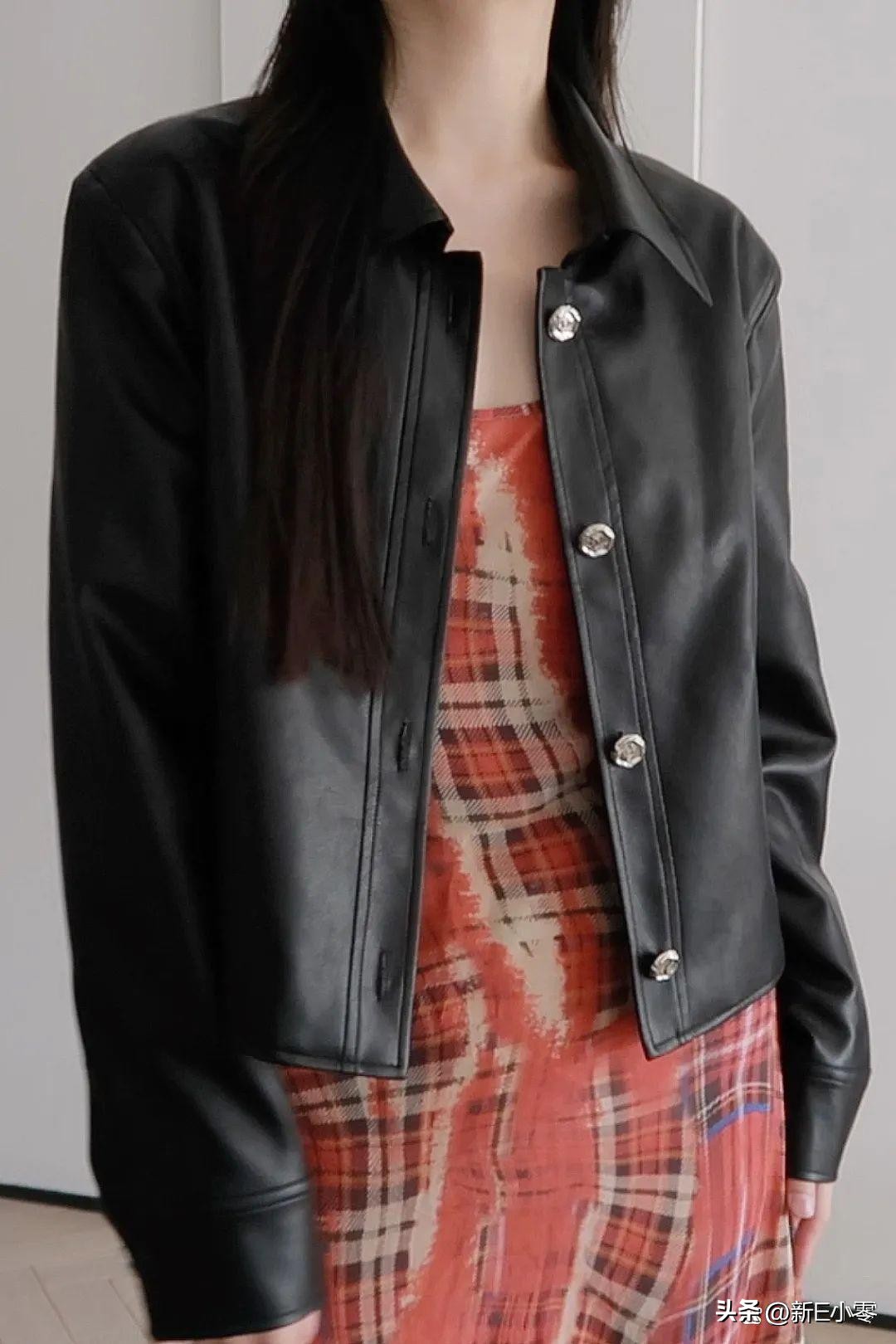 2024早春新款皮衣大码,一件皮衣有多百搭