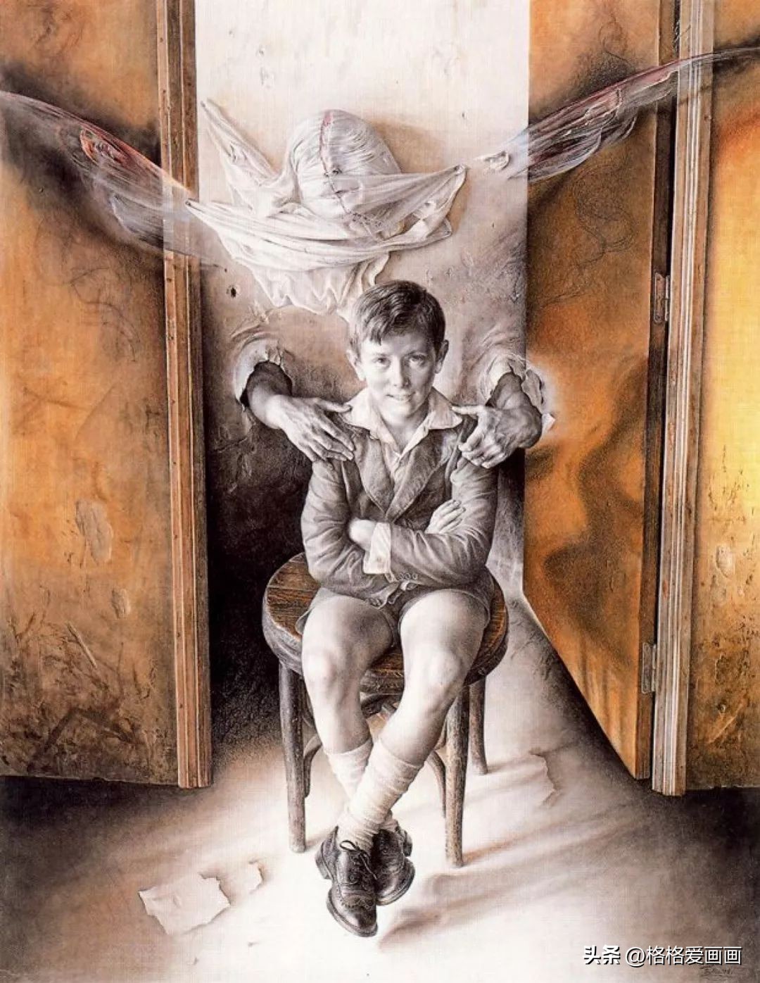 纳兰霍超现实素描,爱德华多纳兰霍的作画风格