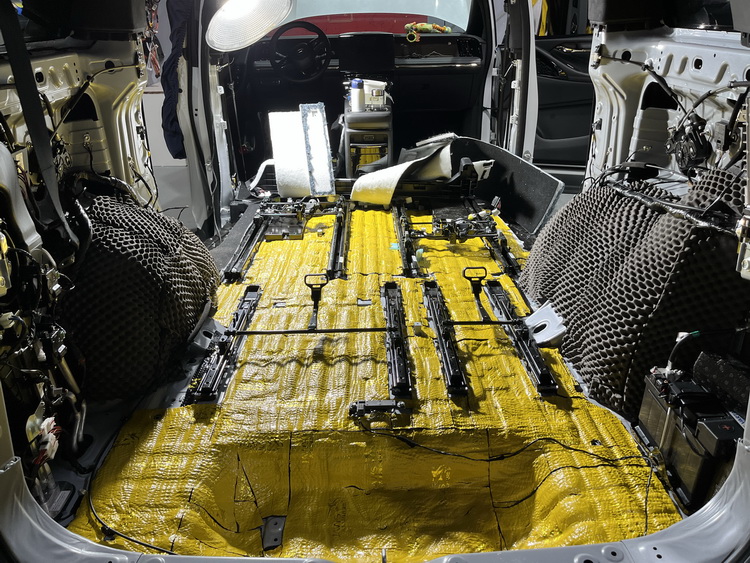 隔音屏障杭州元音改传祺M8汽车隔音改装大白鲨