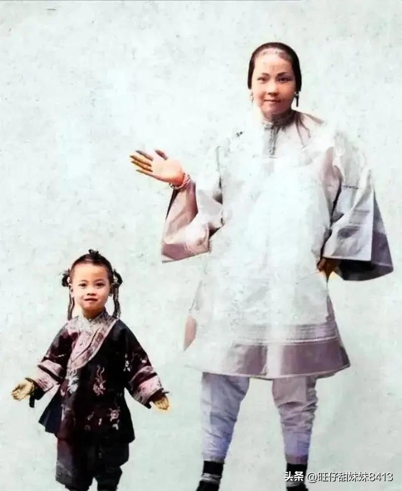 晚清人像老照片,晚清地主婆老照片