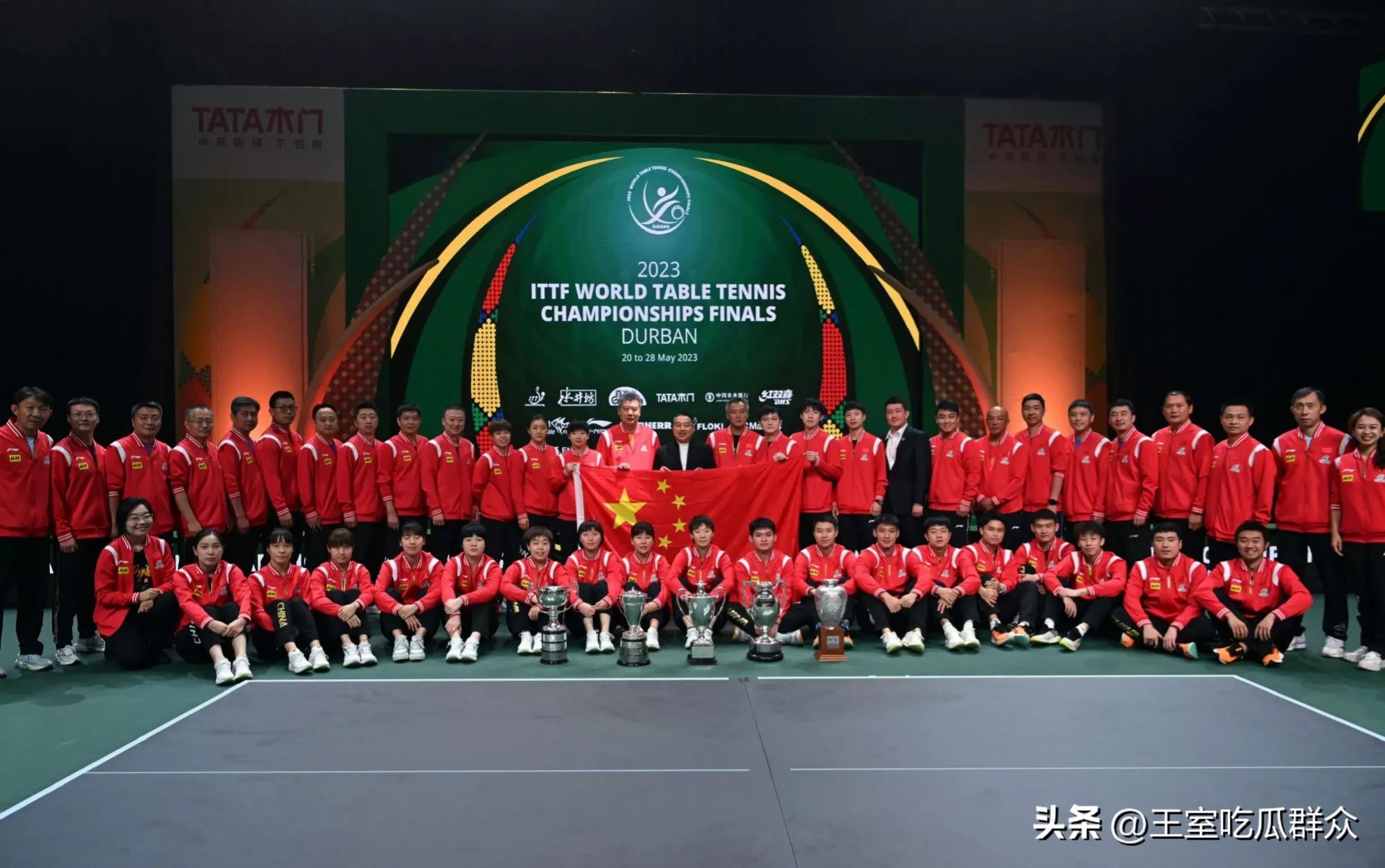 中国乒乓球王楚钦夺冠,中国乒乓孙颖莎夺冠