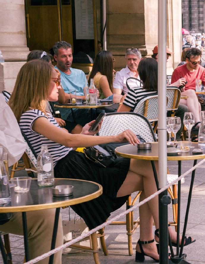 巴黎街头氛围感穿搭,复古时髦的巴黎风格穿搭